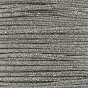 Soutache Luxor fabrication italienne 3 mm - Marron - Argenté x1m