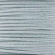 Soutache Luxor fabrication italienne 3 mm - Bleu glacier - Argenté x1m