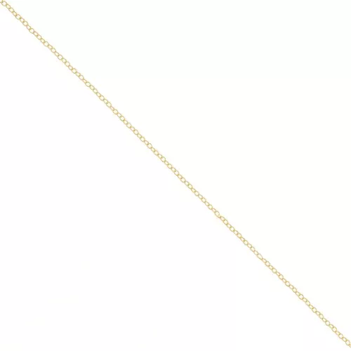 Chaîne maille Forçat 1.65 mm - Doré à l'or fin x50cm