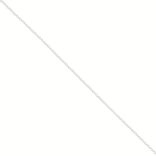 Chaîne maille Forçat 1.65 mm - Placage Argent fin x50cm