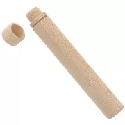 Etuis pour aiguilles - 91x13.5 mm en bois brut x2