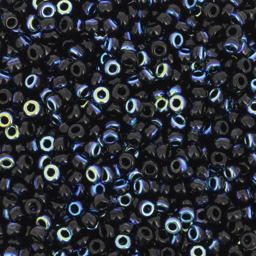 Rocaille Miyuki 11/0 4555 - Jet AB x8g