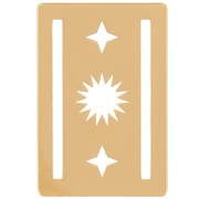 Intercalaire tissage Miyuki 11/0 exclu Perles & Co Soleil 16x11 mm Doré à l'or fin|raw }}