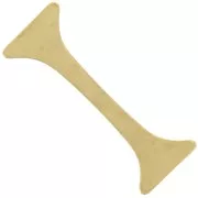 Bague à former et à personnaliser 54x20 mm - Laiton brut x1