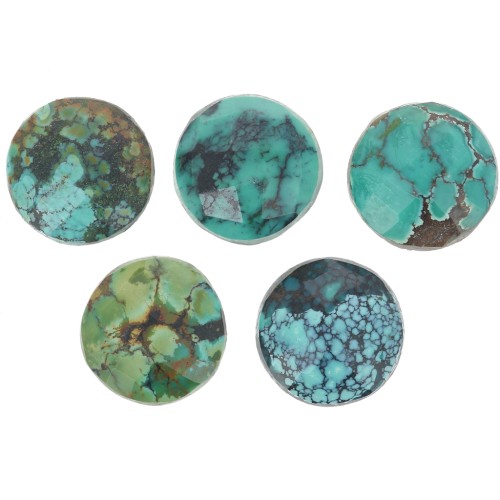 10 Perles Facettes Bohème Turquoise 10 Mm - Marque Preciosa - Fabriqué En France