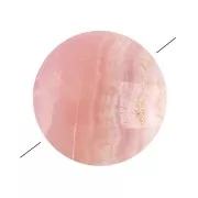 Perle ronde 6 mm facettée en pierre gemme - Rhodochrosite x1