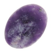 Cabochon ovale 14x10 mm en pierre gemme - Lepidolite x1|raw }}