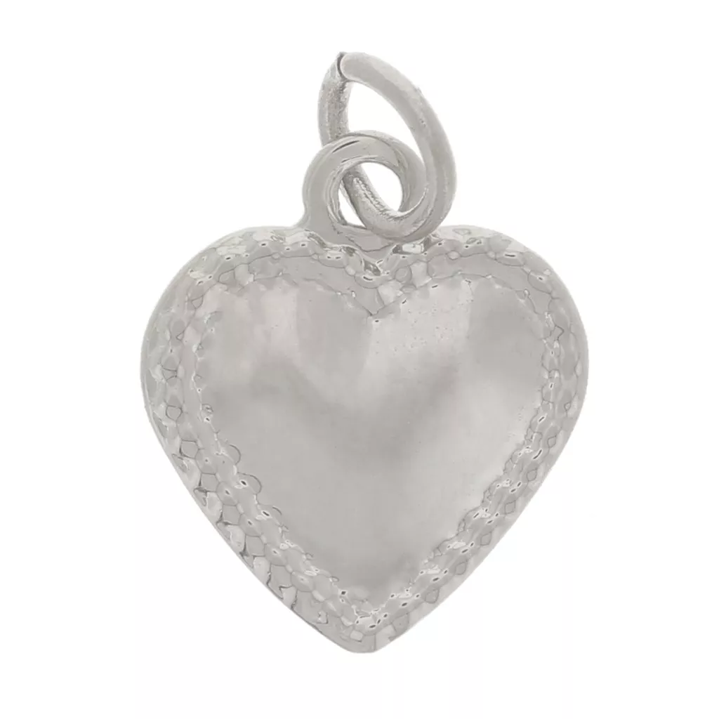 Breloques Cœur Acier Inoxydable - Lot 18 Pièces Pour Fabrication Bijoux
