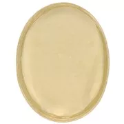 Serti ovale pour cabochon 8x6 mm - Gold Filled (or laminé) x1