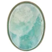 Serti ovale pour cabochon 8x6 mm - Gold Filled (or laminé) x1