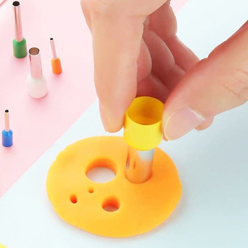 Lot 8 Emporte-pièces Mini Ronds Pour Pâte Polymère (Fimo) - Neuf, Idéal Créatif
