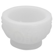 Moule silicone pour réaliser un bol avec un décor cristal en résine 6x9.3 cm