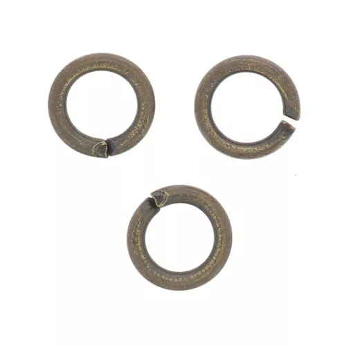 Anneaux ouverts 4x0.7 mm - Bronze x50