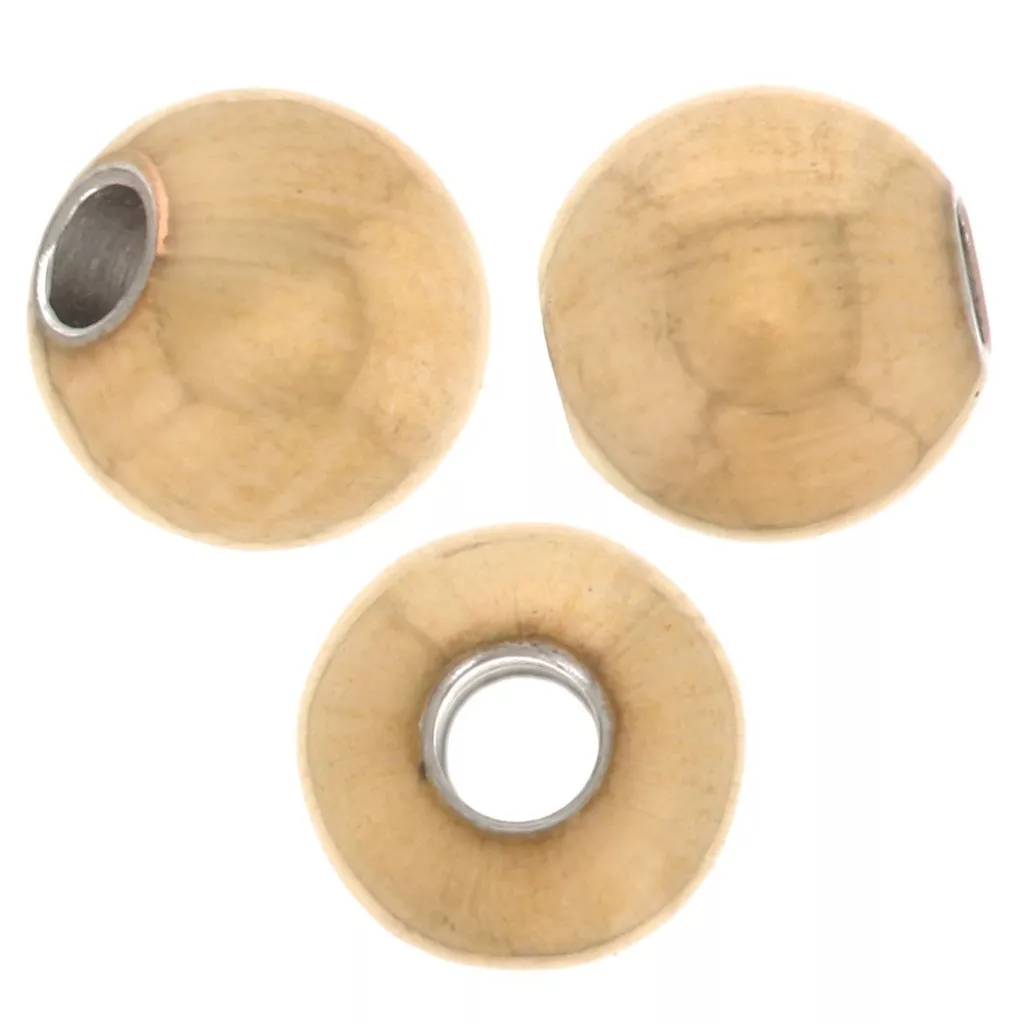 Perle Viking Ouvre-Beads Pour Cheveux Et Barbe - Acier Inoxydable 316L Doré