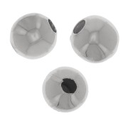 Perles rondes 4 mm - Acier inoxydable 304 x10