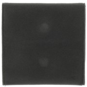 Pochette en velours avec bouton pression pour bijoux 100x95 mm - Noir x1