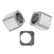 Perles cubes 2 mm - Acier inoxydable 304 x20|raw }}