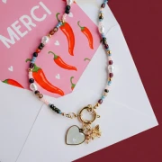 Perles rondes aplaties 4x3.5 mm - Acier inoxydable 304L Doré x20