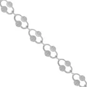 Chaîne maille fantaisie 6.4 mm - Acier inoxydable 304 x99cm