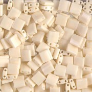 Miyuki Tila Beads 5x5x1.9 mm TL-0491 - Ivory Pearl Ceylon Luster x10g|raw }}
