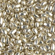 Long Drop Miyuki 3x5.5mm LDP-4201- Duracoat Galvanized Silver x10g|raw }}