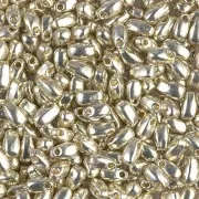 Long Drop Miyuki 3x5.5mm LDP-4201- Duracoat Galvanized Silver x10g
