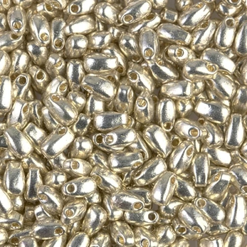 Long Drop Miyuki 3x5.5mm LDP-4201- Duracoat Galvanized Silver x10g