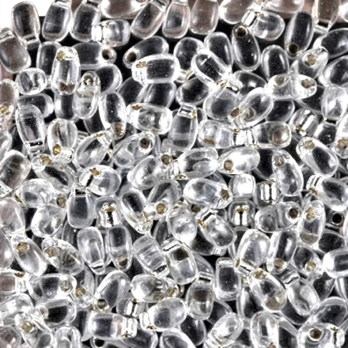 Long Drop Miyuki 3x5.5mm LDP-001- Silver lined Crystal x10g