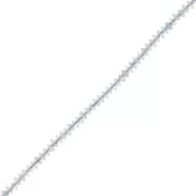 Perles rondelles bouliers facettées en pierre gemme  2x1 mm - Aigue-marine x39cm