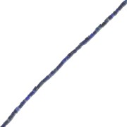 Perles cylindriques 1.2 mm pierre gemme  - Lapis lazuli x43cm|raw }}