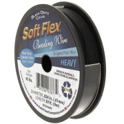 Fil cablé 49 brins 0.61 mm - Soft Flex Heavy - Noir x9m|raw }}