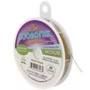 Fil cablé 49 brins 0.48 mm - Soft Flex Econoflex Medium - Doré x4.57m