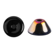 Perles en verre Konos® par Puca® 4x2 mm - Jet Marea x10g|raw }}