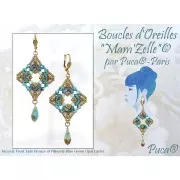 Arcos® par Puca® 5x10 mm - Frost Jade Capri Gold x10g