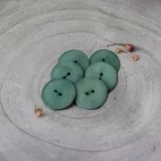 Bouton de couture en Ivoire végétale - Atelier Brunette - Palm 20 mm - Cactus x1