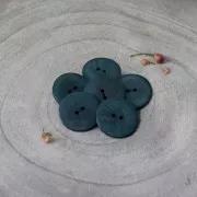 Bouton de couture en Ivoire végétale - Atelier Brunette - Palm 20 mm - Forest x1