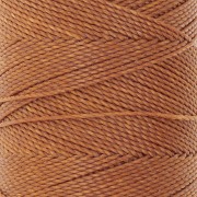 Bobine de fil ciré Linhasita pour micro macramé 1 mm - Ambre (388) x168m