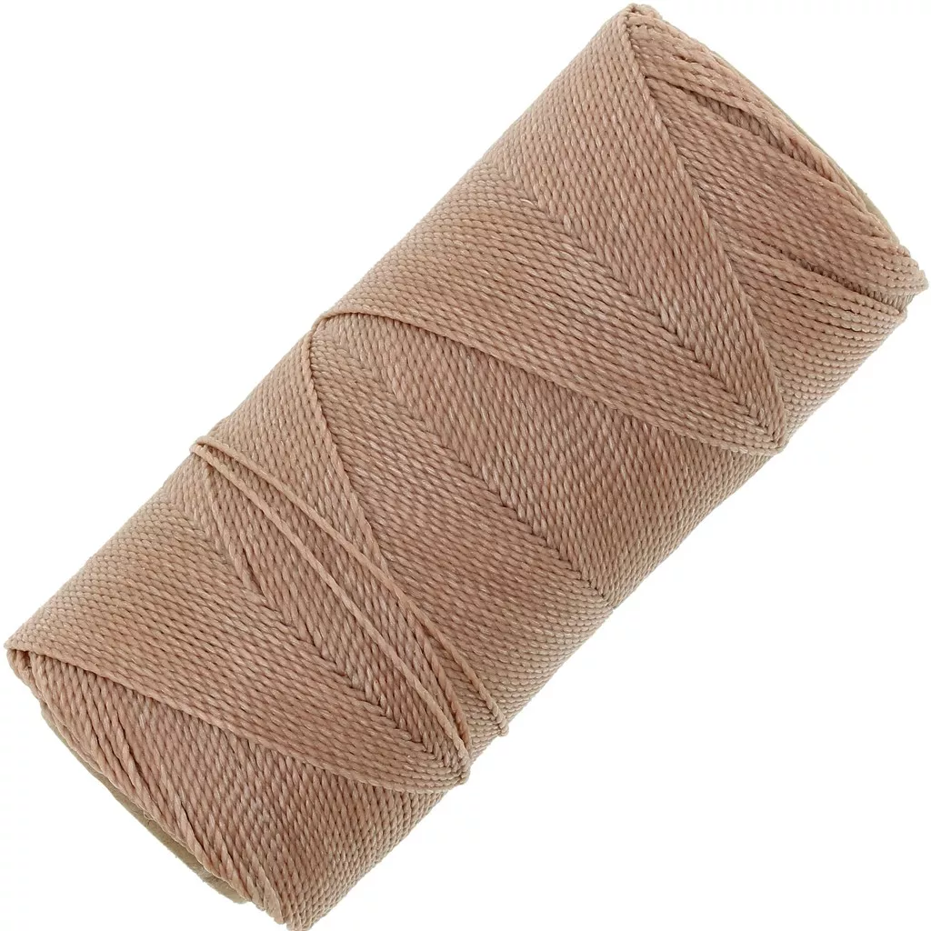 Bobine Fil Ciré Linhasita 100g 170m 1mm Argent - Fil Polyester Macramé Couture Cuir Brésilien