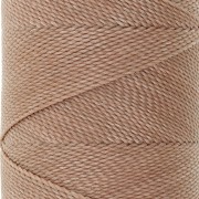 Bobine de fil ciré Linhasita pour micro macramé 1 mm - Cappuccino (65) x168m