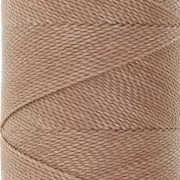 Bobine de fil ciré Linhasita pour micro macramé 1 mm - Cappuccino (65) x168m