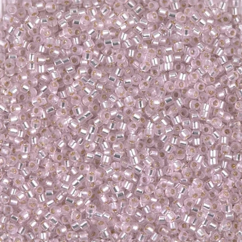 Miyuki Delica 11/0 DB1335 - Dyed Silver lined Pink x8g