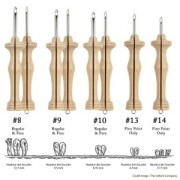 Punch Needle Oxford taille 8 Fine - aiguille magique pour broderie facile x1