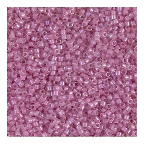 Miyuki Delica 11/0 DB0072 - Orchid Lined Crystal Luster x8g