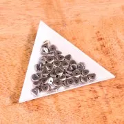 Perles rondelles Heishi ondulées - wavy - imitation Hématite - 6x1.7 mm x39cm