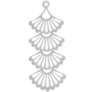 Pendentif multi-éventail 41x17 mm - Acier inoxydable 304 x1