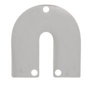 Intercalaire chandelier forme U 17x16 mm - Acier inoxydable 304 x1