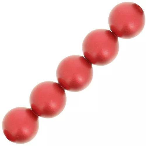 Perles nacrées PureCrystal 5810 2 mm - Iridescent Rouge Pearl x20