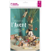 Calendrier de l'avent à monter soi-même - 24 Berlingots à décorer x1|raw }}
