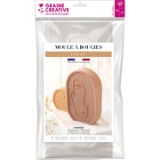 Moule pour bougie - 2 formes - Graine créative - Line Art x1