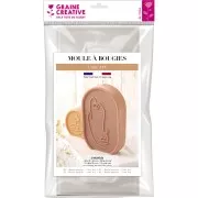 Moule pour bougie - 2 formes - Graine créative - Line Art x1